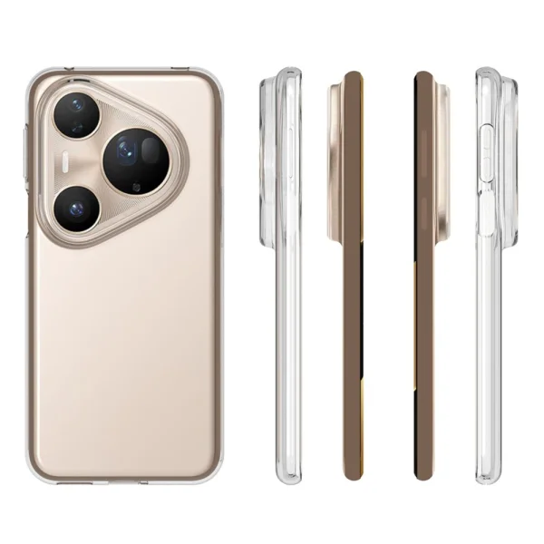 Силиконов калъф Anti-Drop за Huawei Pura 80 Ultra, Прозрачен 2