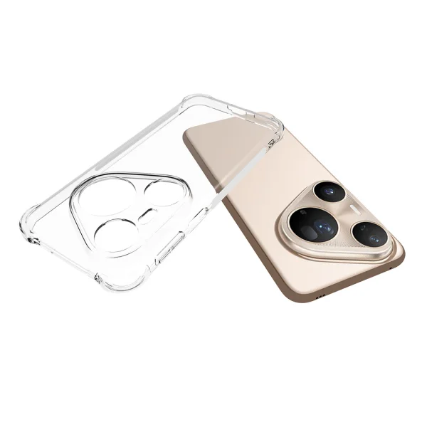 Силиконов калъф WANLONFENG TM за Huawei Pura 80 Ultra, 2 mm, Прозначен 2