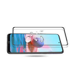 Tempered Glass Protector Full Glue for Xiaomi Redmi 10, Black 4