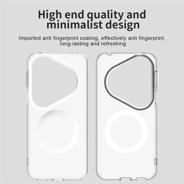 Пластмасов калъф Anti Drop Hybrid MagSF за Huawei Pura 80 Ultra, Бял 3