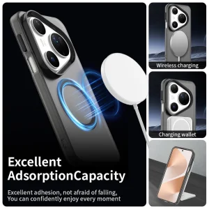 Пластмасов калъф Anti Drop Hybrid MagSF за Huawei Pura 80 Ultra, Черен 4