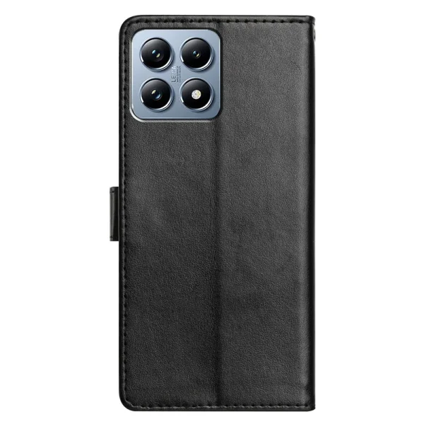 Калъф тефтер Wallet Stand Leather за Xiaomi 15T, черен 6