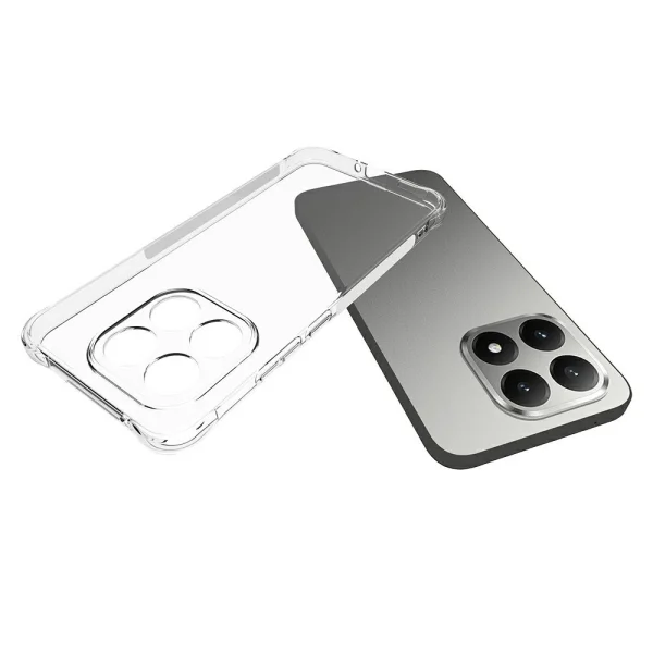 Силиконов калъф Non-Slip за Xiaomi 15T, прозрачен 2