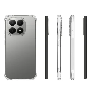 Силиконов калъф Non-Slip за Xiaomi 15T, прозрачен 5