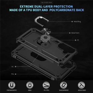 Shockproof Case Hybrid Cover for Sansung Galaxy A56 5G, black 5