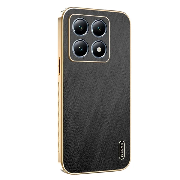 Удароустойчив калъф KADEM Silk за Xiaomi 15T, черен 1