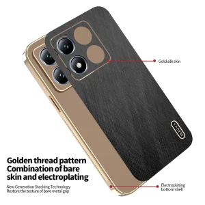Удароустойчив калъф KADEM Silk за Xiaomi 15T, черен 6
