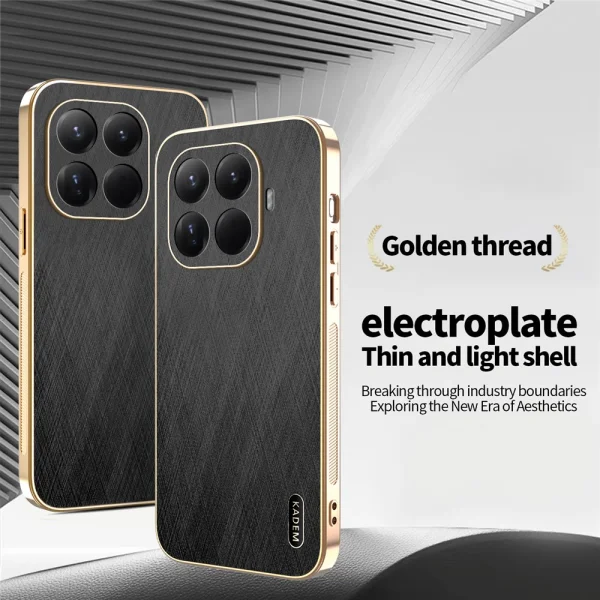 Удароустойчив калъф KADEM Silk за Xiaomi 15T Pro, черен 2