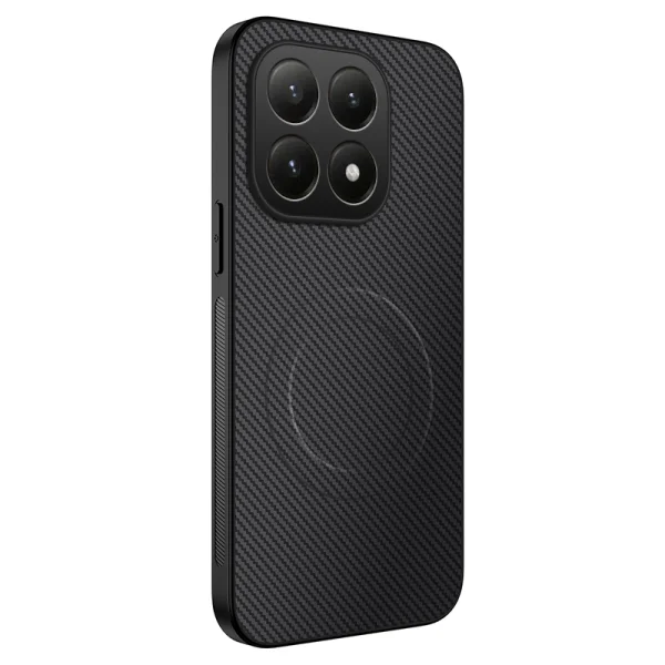 Shockproof case MagSF Carbon for Xiaomi 15T, black 1