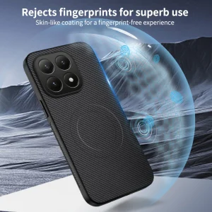 Shockproof case MagSF Carbon for Xiaomi 15T, black 5