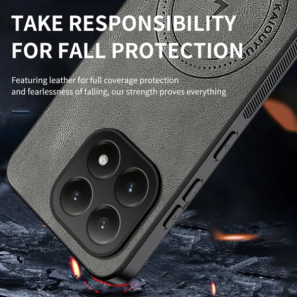 Удароустойчив калъф Magnetic WANLONFENG SD1 за Xiaomi 15T, черен 4