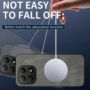 Удароустойчив калъф Magnetic WANLONFENG SD1 за Xiaomi 15T, черен 3