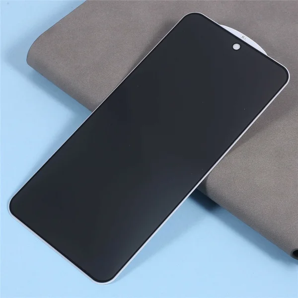 Стъклен Протектор 5D Full Glue PRIVACY за Xiaomi 15T Pro / 15T, Черен 3