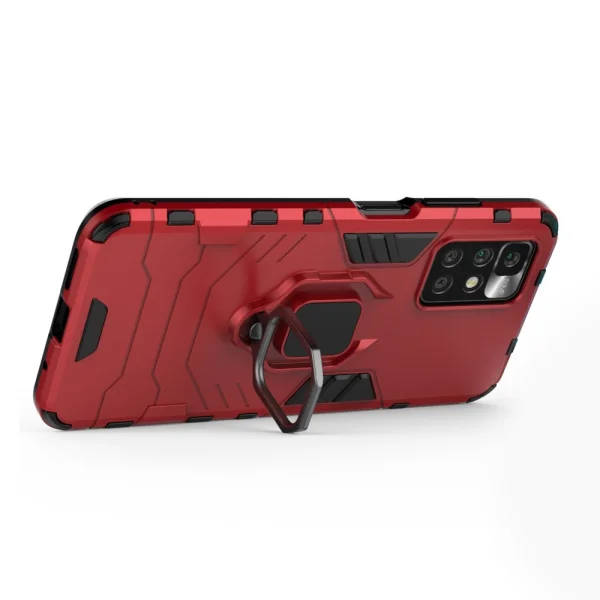 Shockproof Case Hybrid Cover for Xiaomi Redmi 10, Red 3