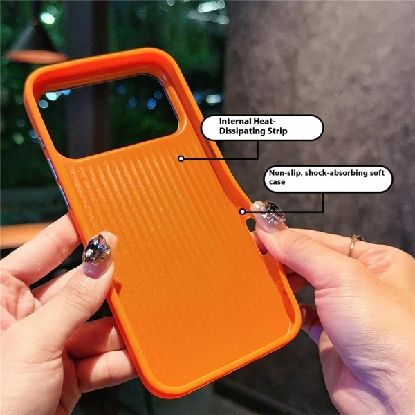 Shockproof Case Star Texture for iPhone 18 Pro, Orange 4