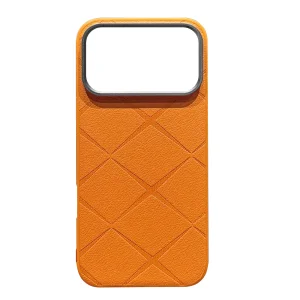 Удароустойчив калъф Star Texture за iPhone 18 Pro, Оранжев