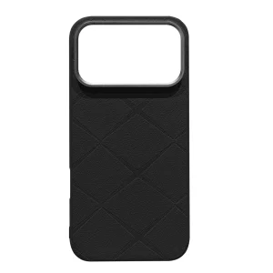 Удароустойчив калъф Star Texture за iPhone 18 Pro, Черен