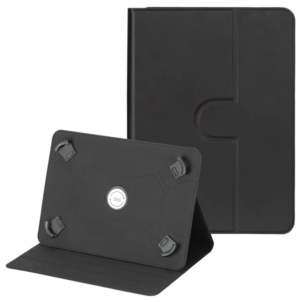 Universal PU Leather Stand Case Wallet for 7-8 inch Tablet, Black 2