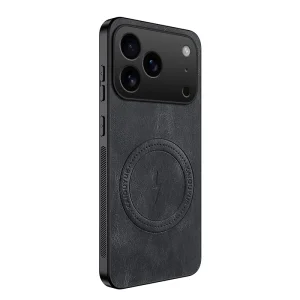 Удароустойчив калъф Magnetic WANLONFENG SD1 за iPhone 18 Pro, черен