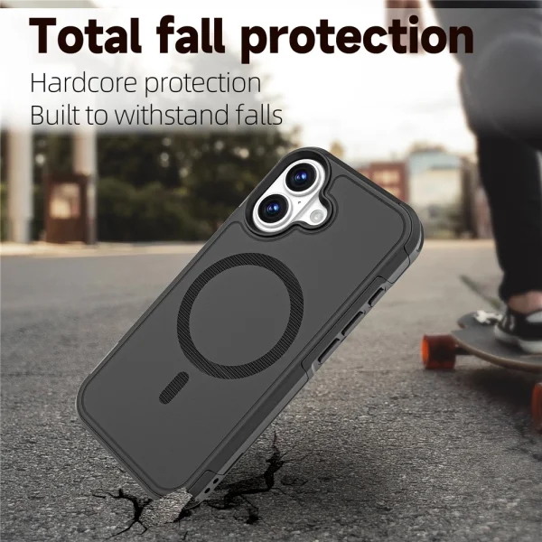 Shockproof case Anti-drop MagSf for iPhone 17, black 6