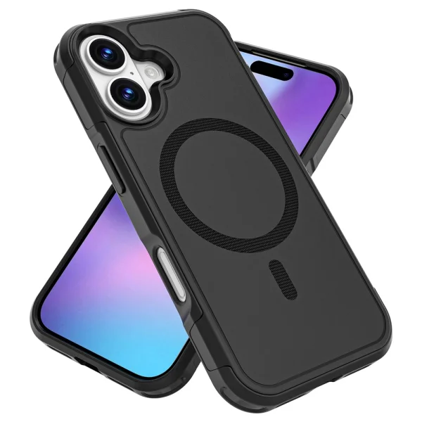 Shockproof case Anti-drop MagSf for iPhone 17, black 2