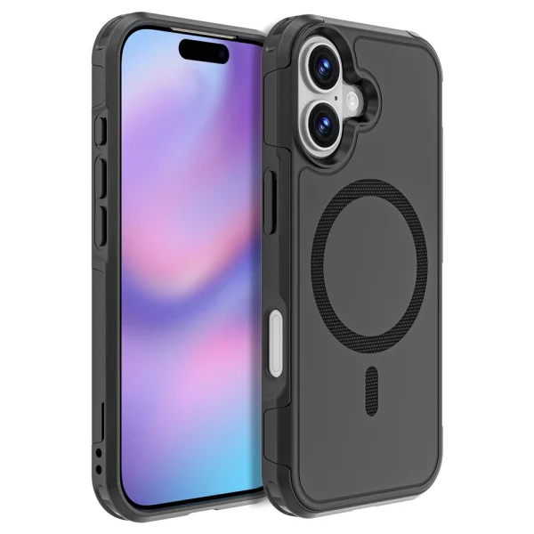 Shockproof case Anti-drop MagSf for iPhone 17, black 1