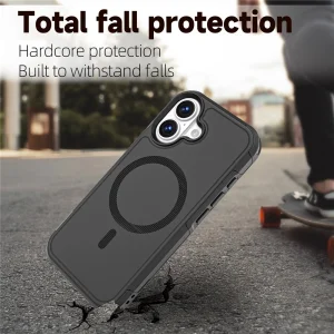 Shockproof case Anti-drop MagSf for iPhone 17, black 6