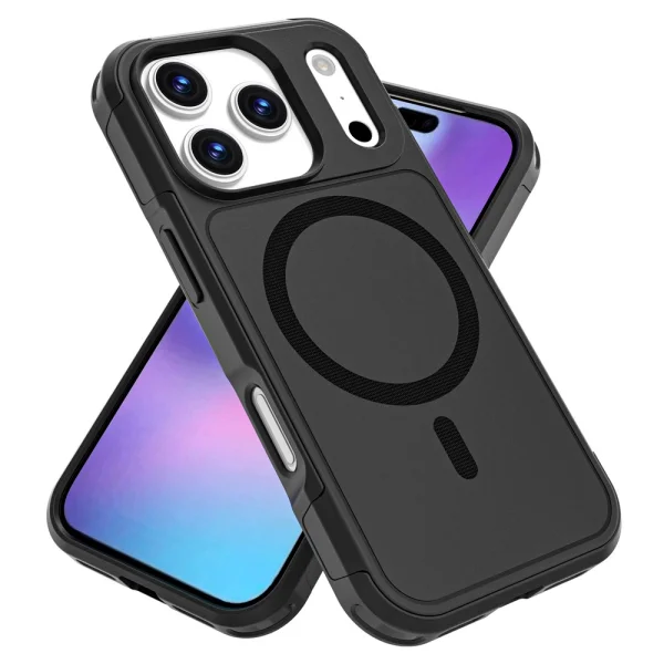 Shockproof Case Anti-drop MagSf for iPhone 18 Pro, black 2