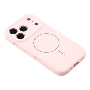 Shockproof case MagSF Slim Silicone for iPhone 18 Pro, Pink 5