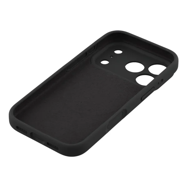 Shockproof case MagSF Slim Silicone for iPhone 18 Pro, Black 4
