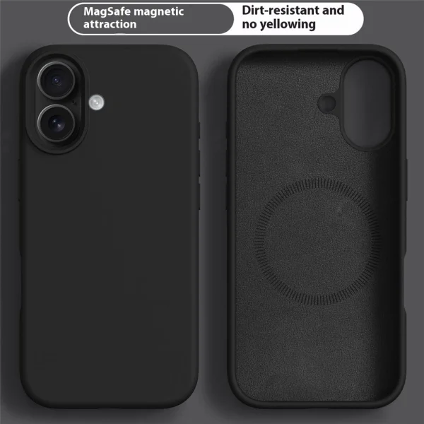 Shockproof case Liquid MagSf for iPhone 17, black 2