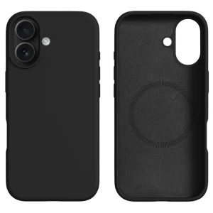 Удароустойчив калъф Liquid MagSf за iPhone 17, черен