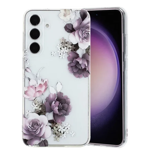 Силиконов калъф Pattern Printing за Samsung Galaxy A17 5G / A17 4G, Цветя 1