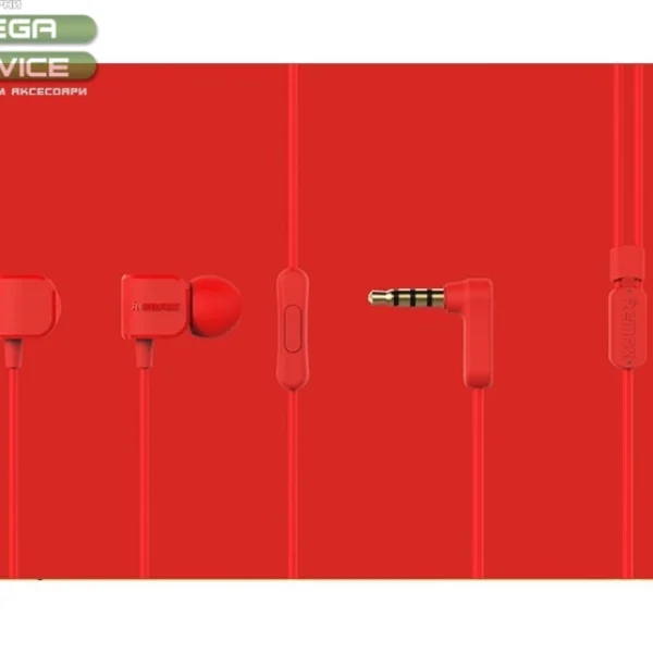 REMAX Earphones Crazy Robot 3.5mm RM-502 - Red 1