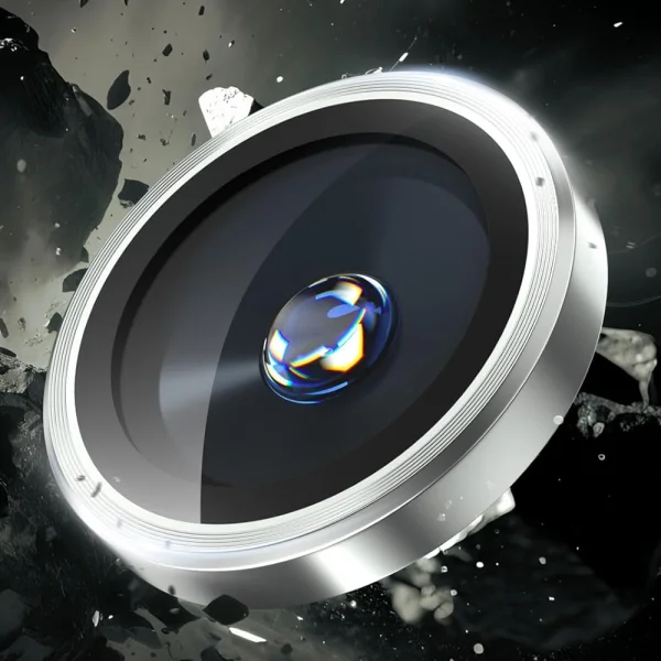 Стъклени протектори за камера Lens Fulm за iPhone 17 Pro / 17 Pro Max / 18 Pro / 18 Pro Max, сребрист 5
