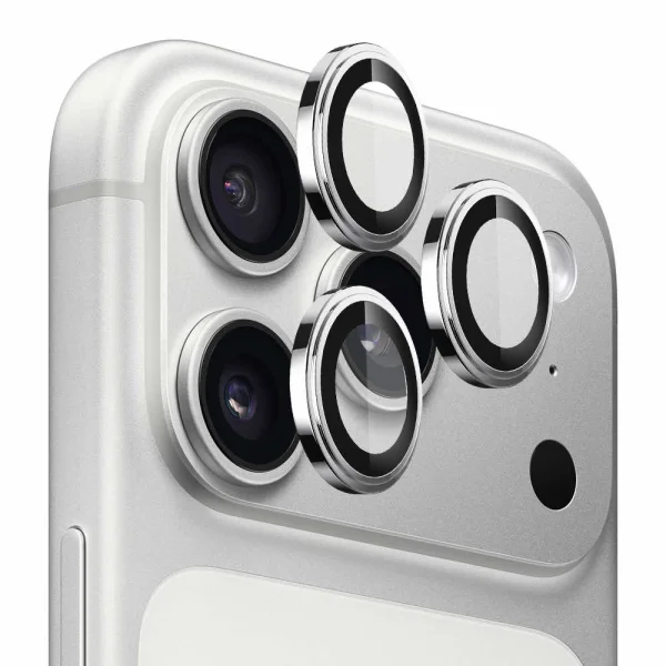 Стъклени протектори за камера Lens Fulm за iPhone 17 Pro / 17 Pro Max / 18 Pro / 18 Pro Max, сребрист 1
