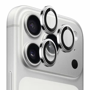 Стъклени протектори за камера Lens Fulm за iPhone 17 Pro / 17 Pro Max / 18 Pro / 18 Pro Max, сребрист