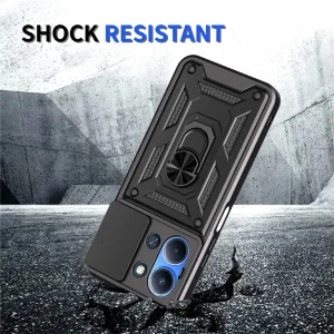 Shockproof case Slide Camera for Xiaomi Redmi 15C, black 3