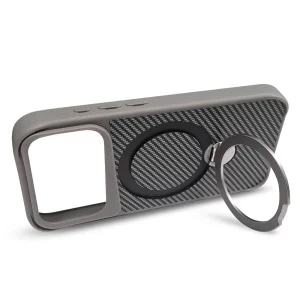 Shockproof case Premium Carbon MagSF for iPhone 18 Pro Max, silver 5