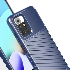 Silicone case Thunder for Xiaomi Redmi 10, Blue 3