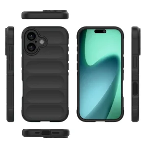 Silicone Wear-resistant case for iPhone 17, black 4