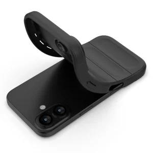 Silicone Wear-resistant case for iPhone 17, black 3