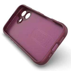 Silicone case Wear-resistant for iPhone 17, dark red 3