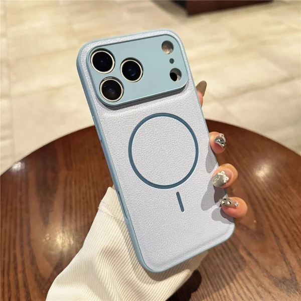 Shockproof case Liquid MagSf for iPhone 18 Pro Max, blue 2