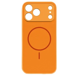Удароустойчив калъф Liquid MagSf за iPhone 18 Pro Max, оранжев