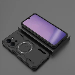 Калъф Magnetic Metal Kickstand за Xiaomi Redmi 15C, черен 5