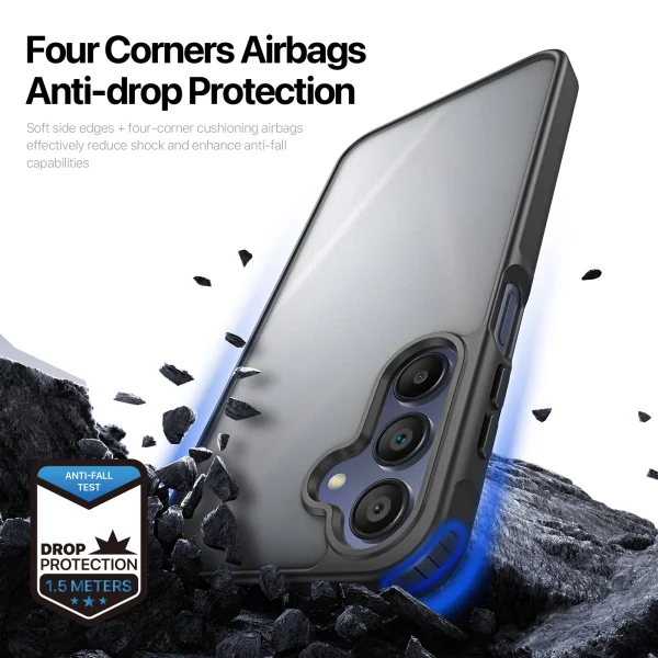 Калъф Dux Ducis Yind MagSF за Samsung Galaxy A17, черен 4