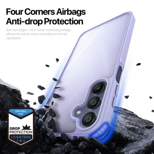 Удароустойчив калъф DUX DUCIS Yind Matte за Samsung Galaxy A17, лилав 6