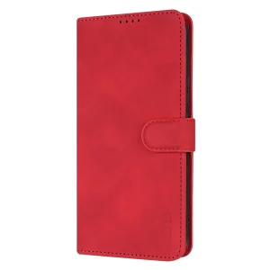 Калъф Тефтер AZNS PU Leather за Samsung Galaxy A17 5G / A17 4G, червен 5