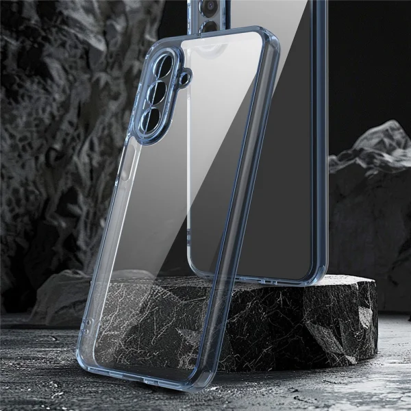 Удароустойчив калъф Acrylic Anti Yellowing за Samsung Galaxy A17 5G / A17 4G, син 3